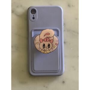 Esther Bunny Smart Tok iPhone XR Case with Credit Card Slot